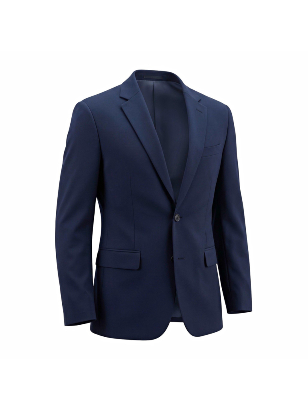 Banana Republic Men’s Black Worsted Wool Modern Fit 2-Button Notch Blazer 42R - Picture 1 of 10